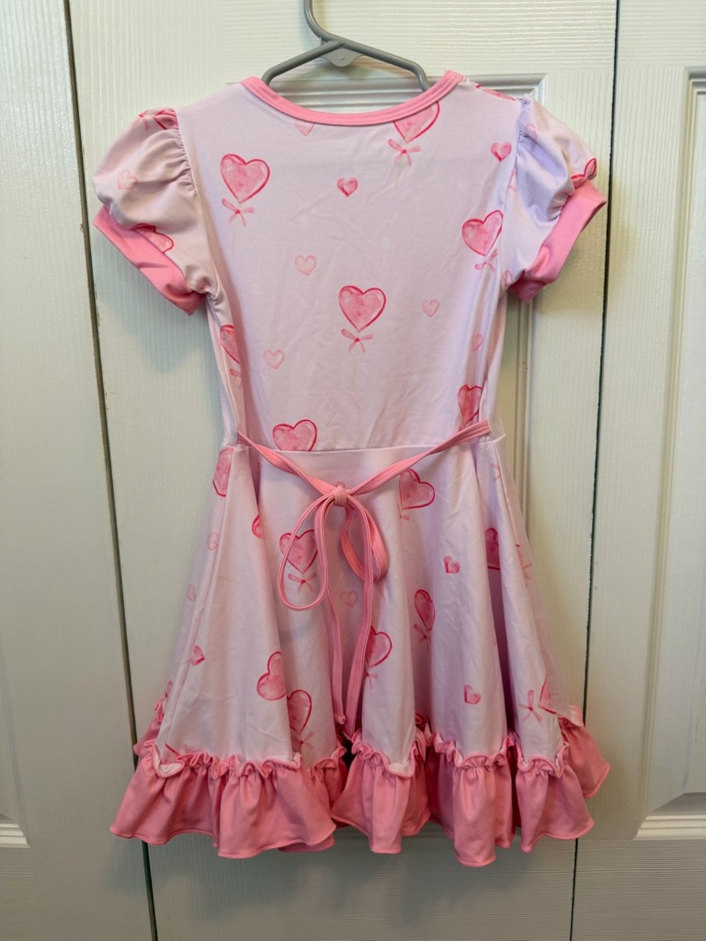 Pink Ruffle Heart Dress - Picture 2 of 4